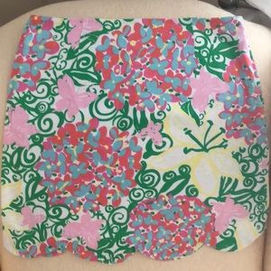 Lilly Pulitzer Scallop Edge Skirt